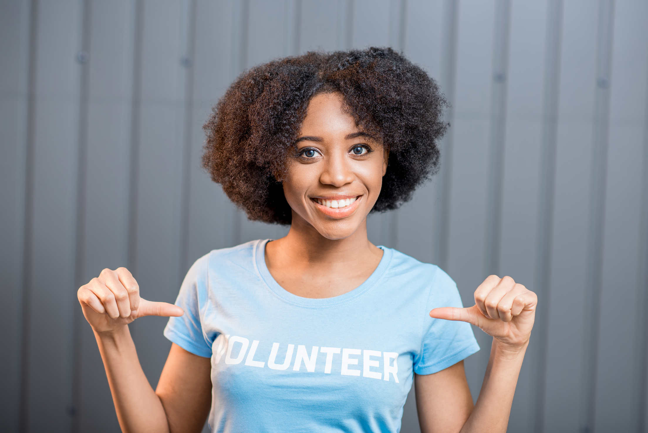 Volunteer portrait indoors